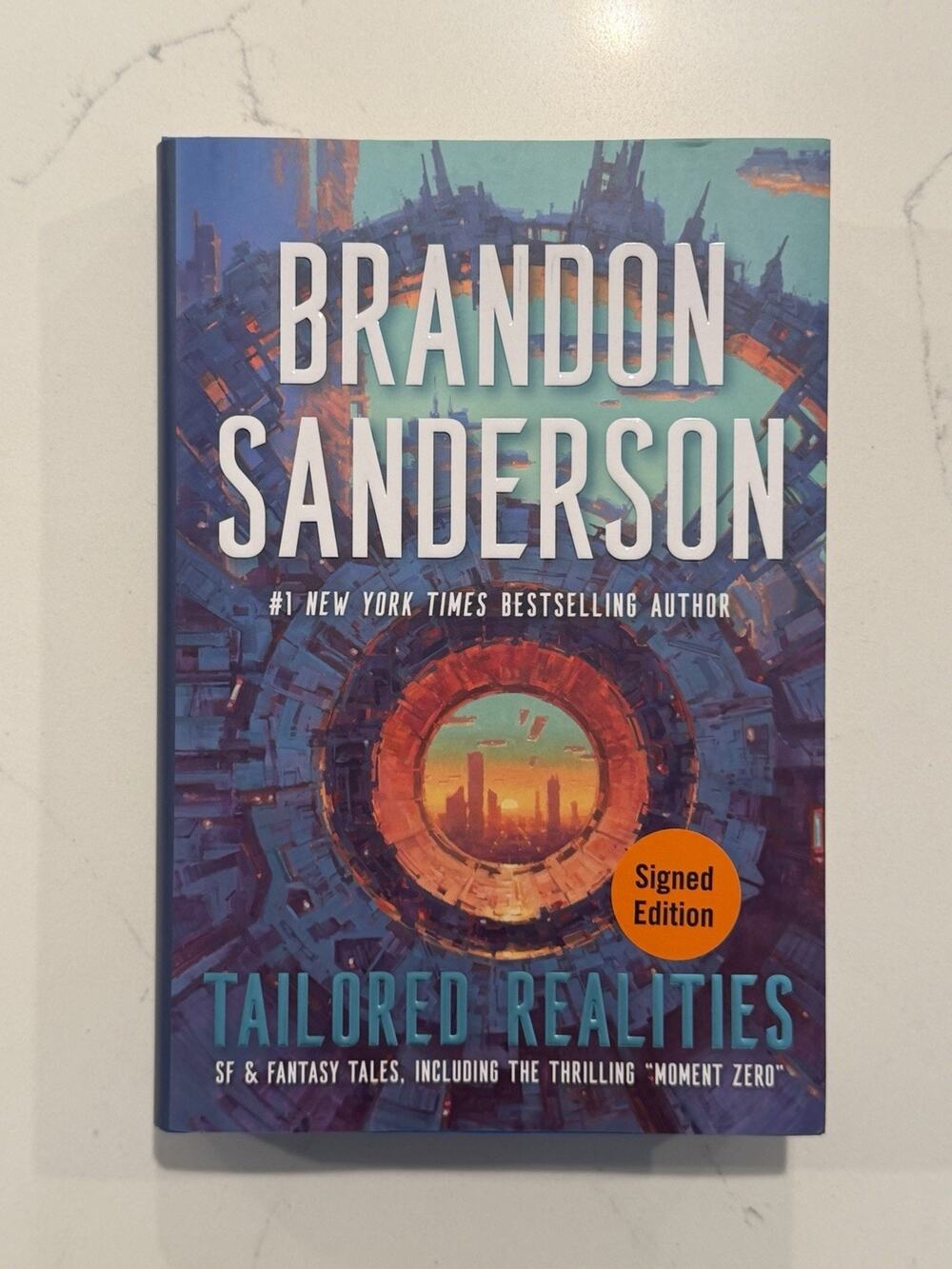 Brandon Sanderson SIGNED AUTOGRAPH Tailored Realities FIRST EDITION #6